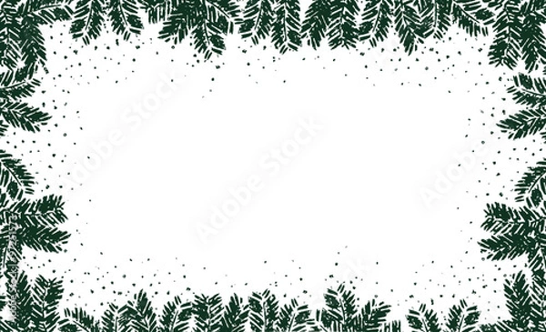 Fototapeta christmas frame