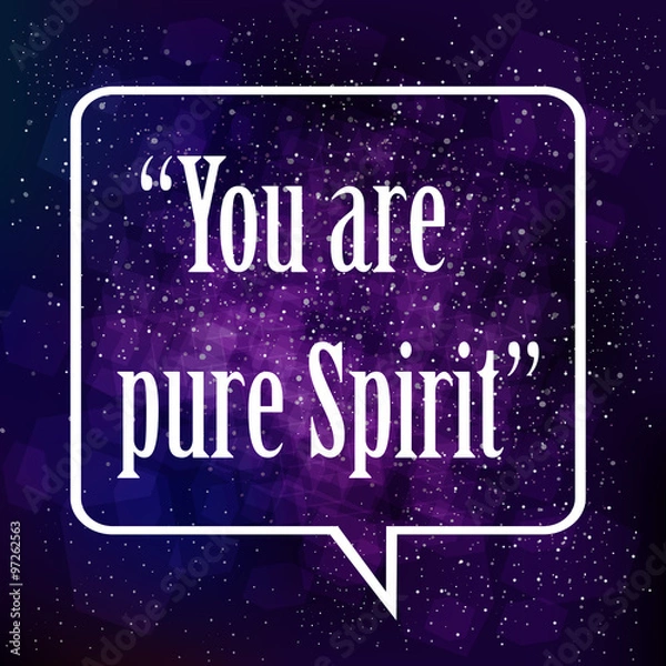 Fototapeta Vector esoteric quote