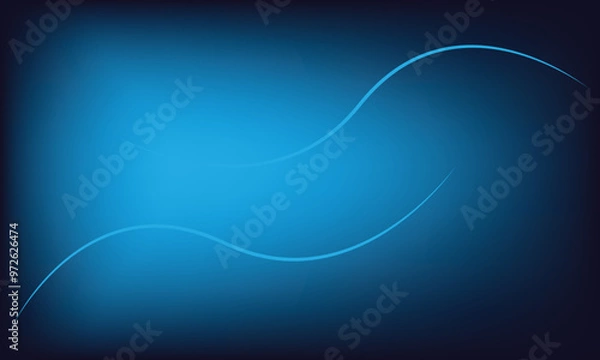 Fototapeta Vector blue digital background