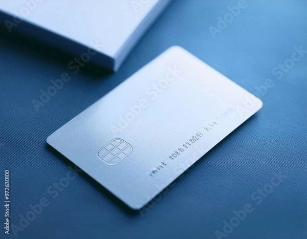 Fototapeta Business card displaying contact information, representing networking, professional connections, and communication.