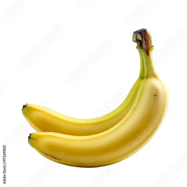 Fototapeta Cute Banana isolated  on a transparent background.
