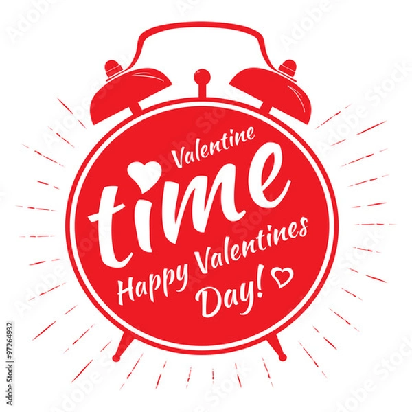 Fototapeta Happy valentines day card