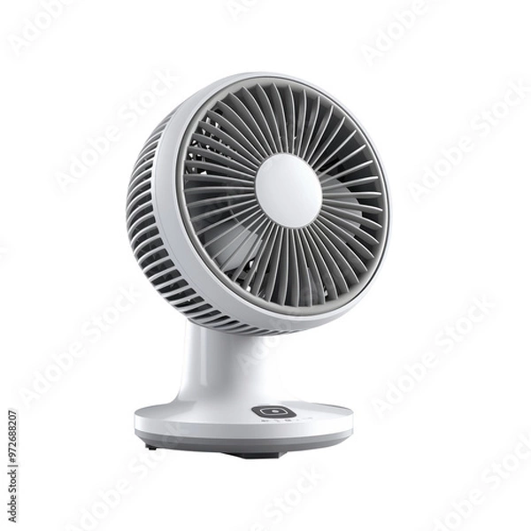Obraz Electric fan isolated on a white background