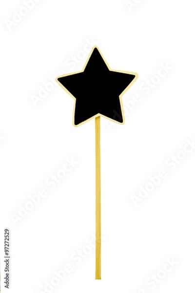 Obraz star shape wooden plate