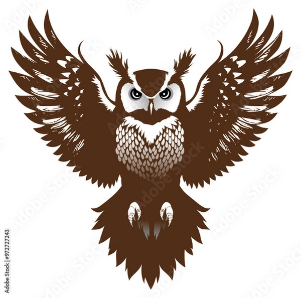 Obraz eagle owl vector