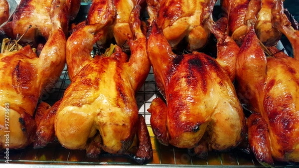 Fototapeta grill chicken