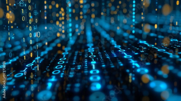 Fototapeta Digital Abstract Background