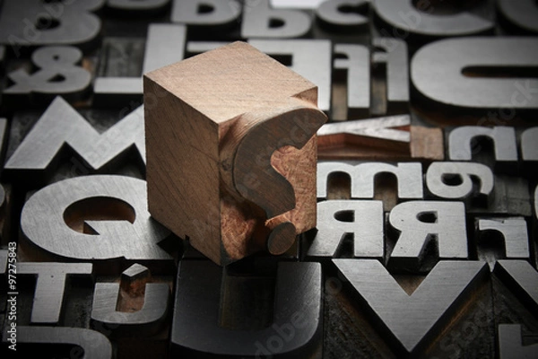 Obraz typefaces in composition