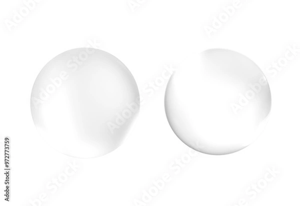 Obraz glass ball on transparent background