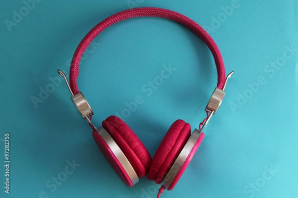 Obraz Pink headphones 