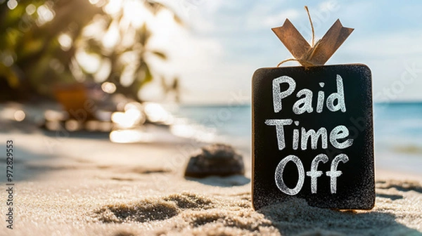 Obraz "Paid Time Off", generative AI