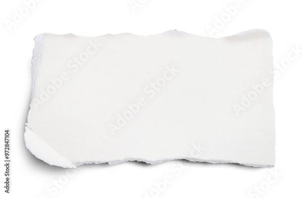 Fototapeta white paper ripped message torn	