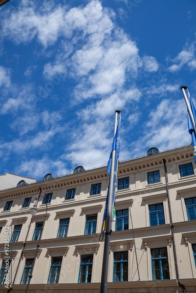 Obraz Münchner weißblauer Himmel