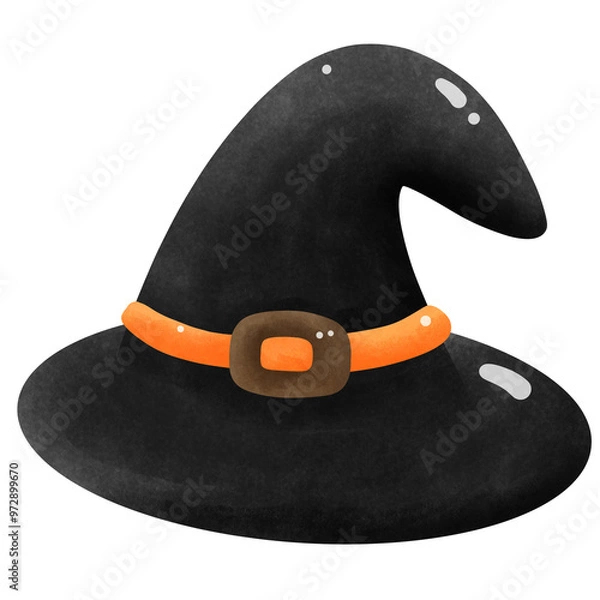 Obraz Black witch hat 