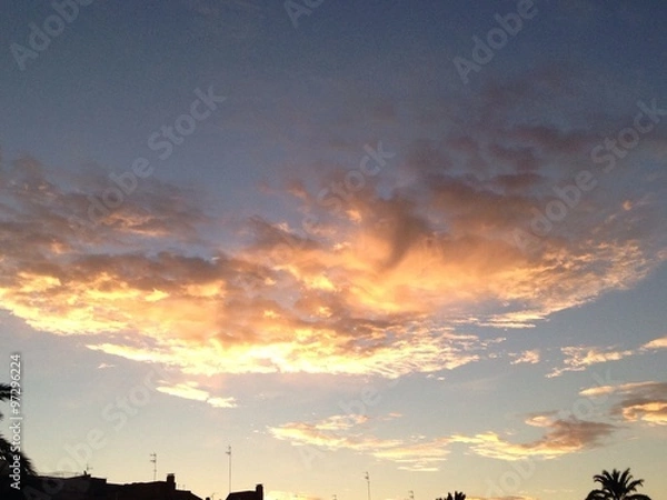 Obraz amanecer en la ciudad