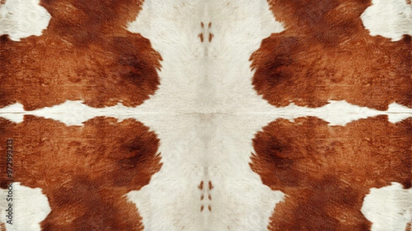 Obraz texas longhorn cowhide pattern