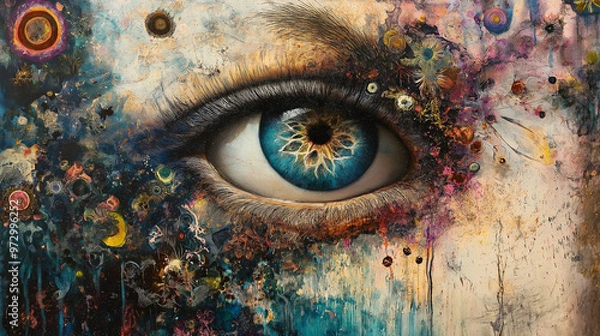 Fototapeta Geometric Abstractions and Colorful Shapes