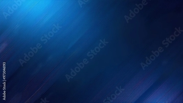 Obraz Gradient blue background with diagonal lines, creating a sleek and professional design. Ideal for use in digital projects, presentations, and graphic design.