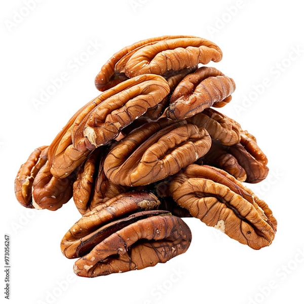 Fototapeta close up of peanuts on transparent background, clipping path, png, 