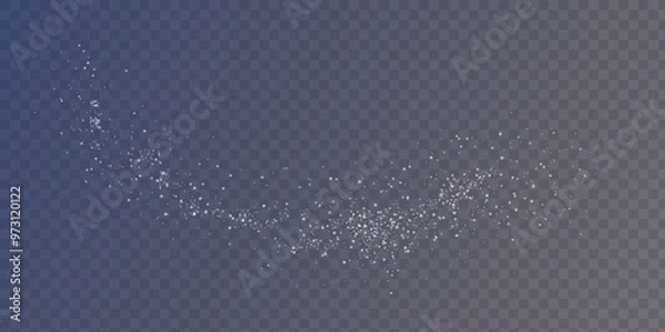 Fototapeta Bokeh light lights effect background. White png dust light.