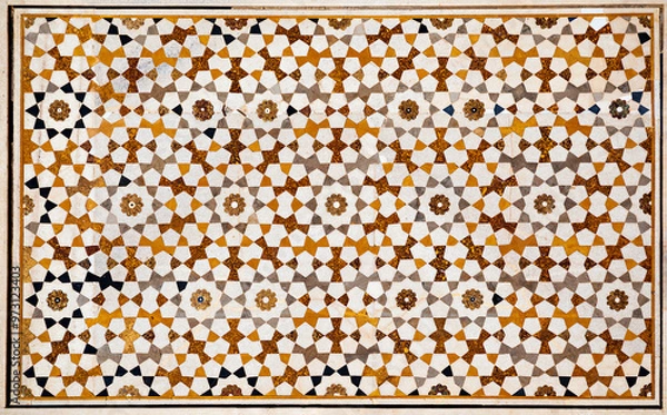 Obraz Taj Mahal geometric pattern background