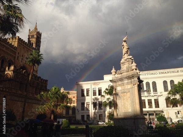 Fototapeta arcobaleno a Palermo