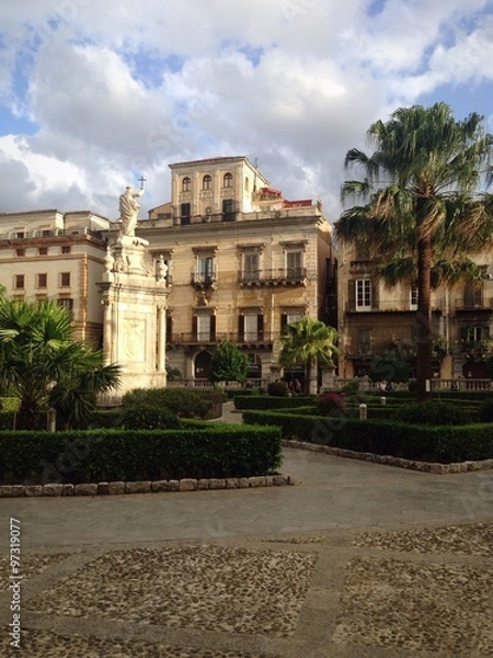 Fototapeta piazza a Palermo