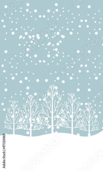 Obraz welcome winter design 