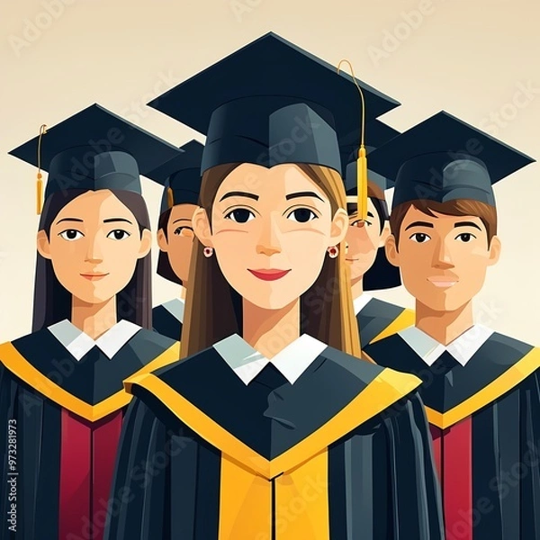 Fototapeta graduation cap
