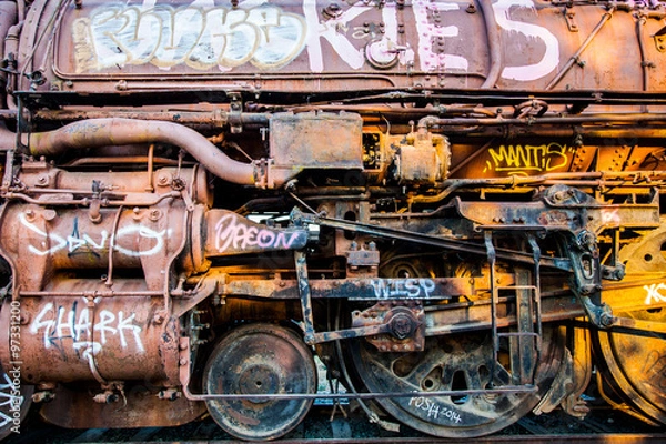 Fototapeta Graffiti Train