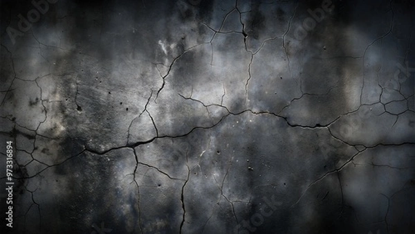 Obraz Grungy Dark Stone Texture, Worn Surface Design