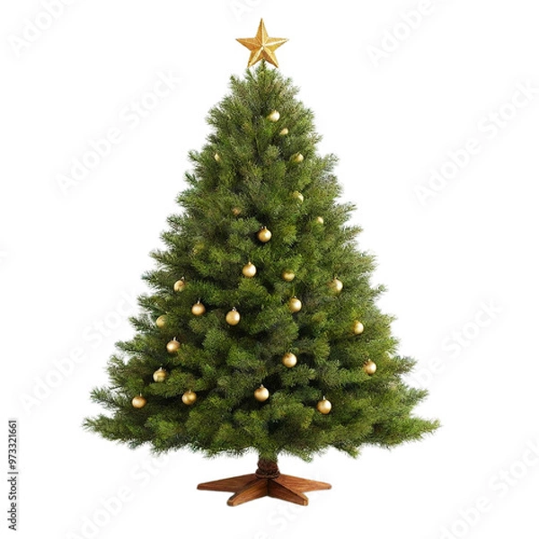Obraz  Christmas tree isolated on Transparent background