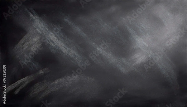 Obraz 黒板のようなマットなダークグレーの無地背景に、微かにチョークの擦れた跡があるデザイン。ヴィンテージ感やクリエイティブな雰囲気を引き立てる。