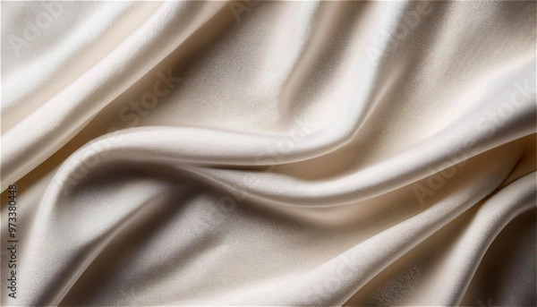 Obraz 優しいクリーム色やライトグレーのソフトな布の質感を持つ無地背景。ほのかな陰影が織り成すやわらかな雰囲気で、心地よい印象を与える。