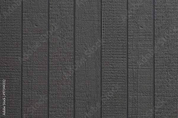 Obraz Black wood wall texture and background seamless