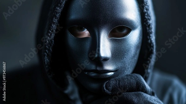 Obraz The Mask We Wear: A Person and Their Alter Ego