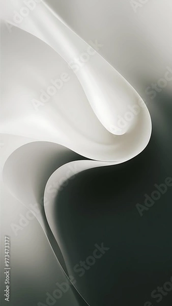 Obraz Simple white gray gradient abstract background