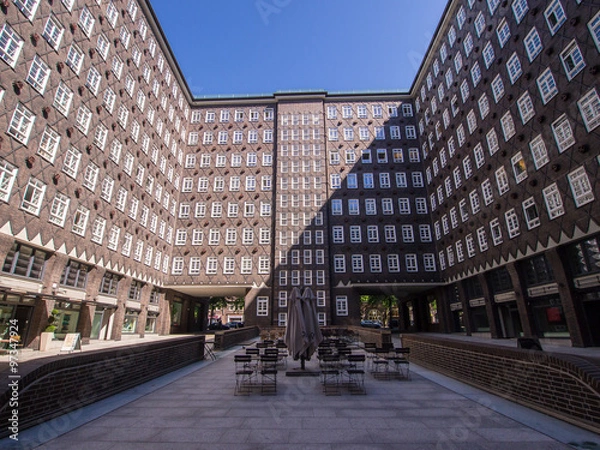 Fototapeta Sprinkenhof  Kontorhausviertel Hamburg