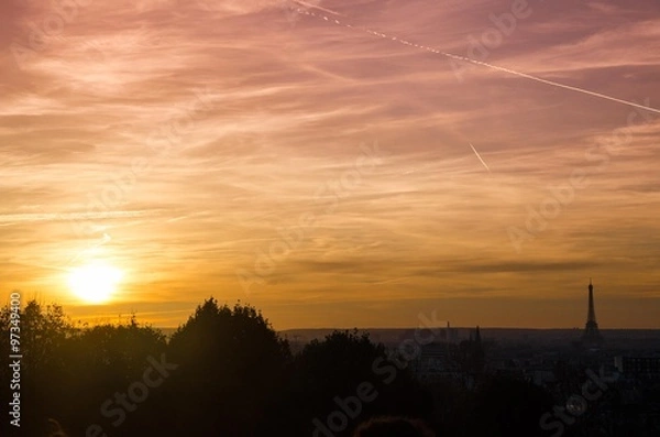 Obraz Paris Sunset