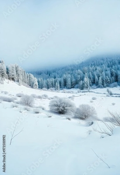 Fototapeta Winter landscape