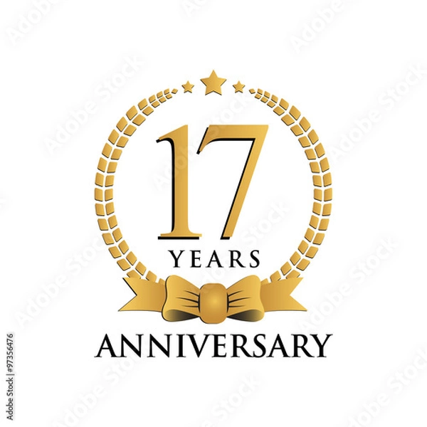 Obraz anniversary gold