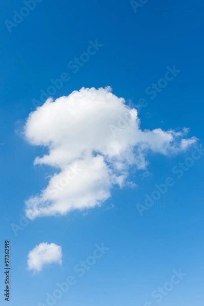 Obraz blue sky with cloud