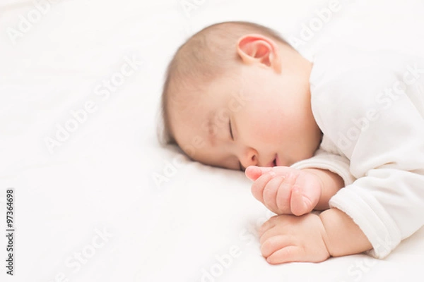 Obraz 赤ちゃん・手のクローズアップ