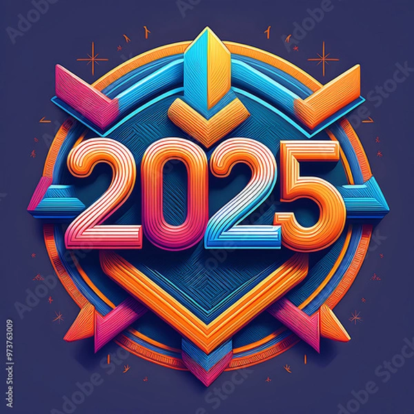 Obraz 2025 high quality logo design