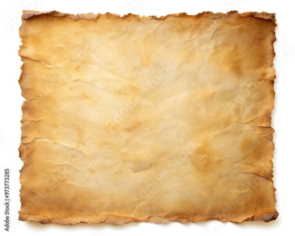 Obraz old paper with burnt edges