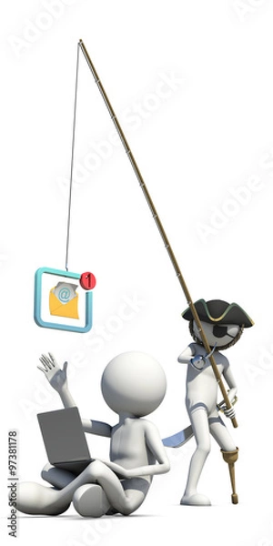 Obraz hameçonnage informatique 