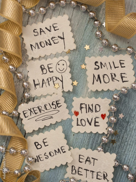 Obraz New Year's resolutions