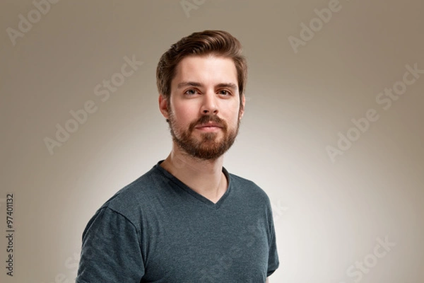 Obraz Young man with beard