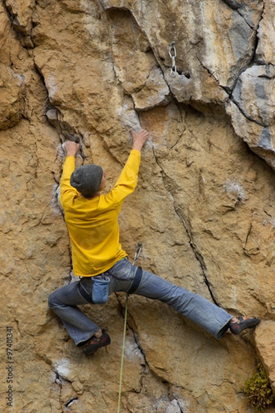 Fototapeta Climber.