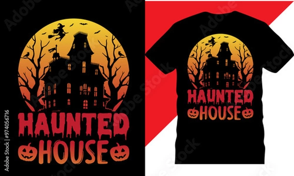 Fototapeta Halloween T-shirt design, printable t-shirt, High-quality t-shirt design, Original Vector illustration t-shirt design, Best Halloween t-shirts, Creative design Spooky Babe, Spooky Vibes, Howdy Pumpkin